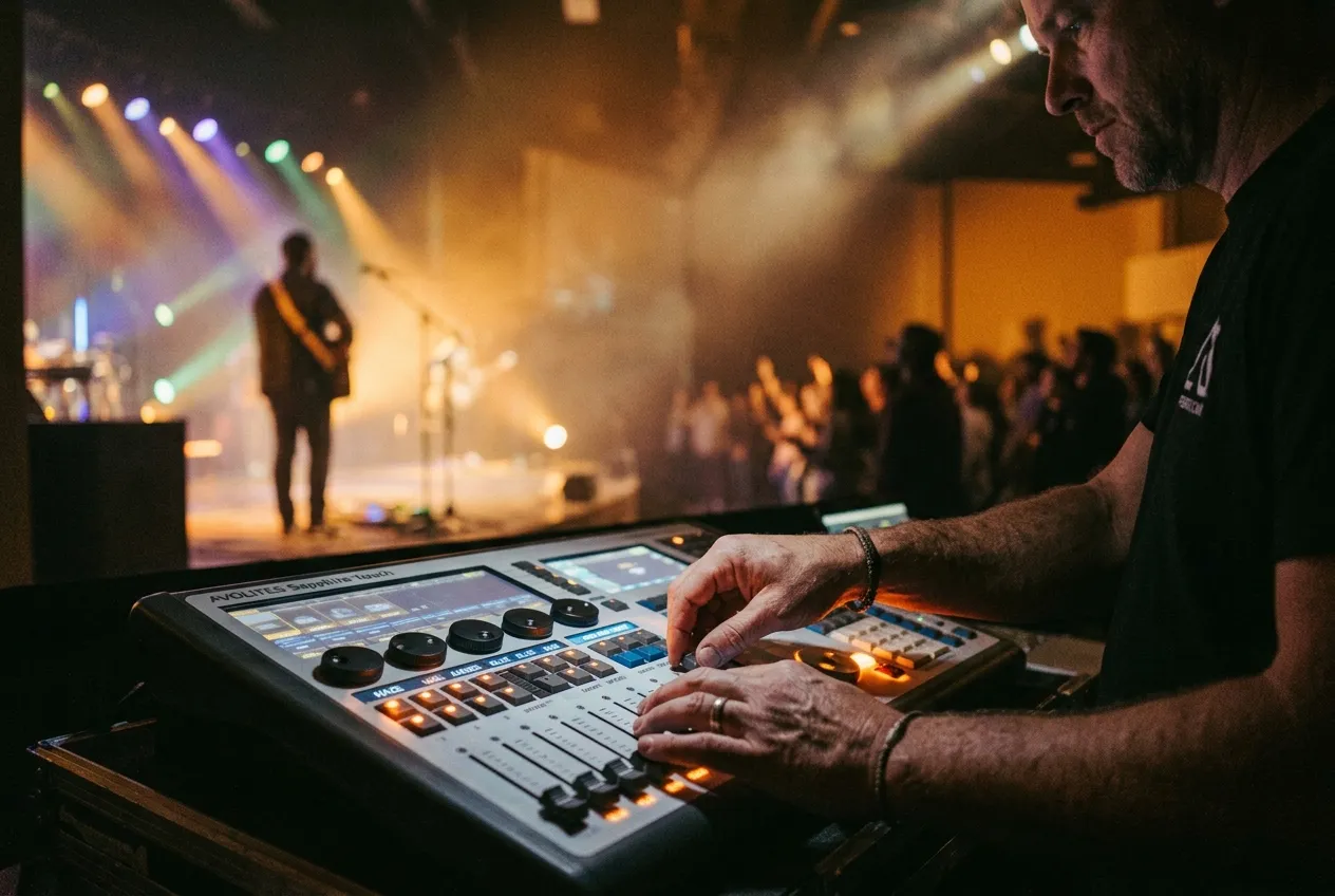 Production at Friends Church Orange